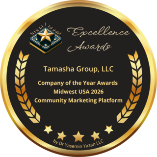 Company of the Year Awards, Midwest USA 2026 medal, awarded to Tamasha Group, LLC for Community Marketing Platform