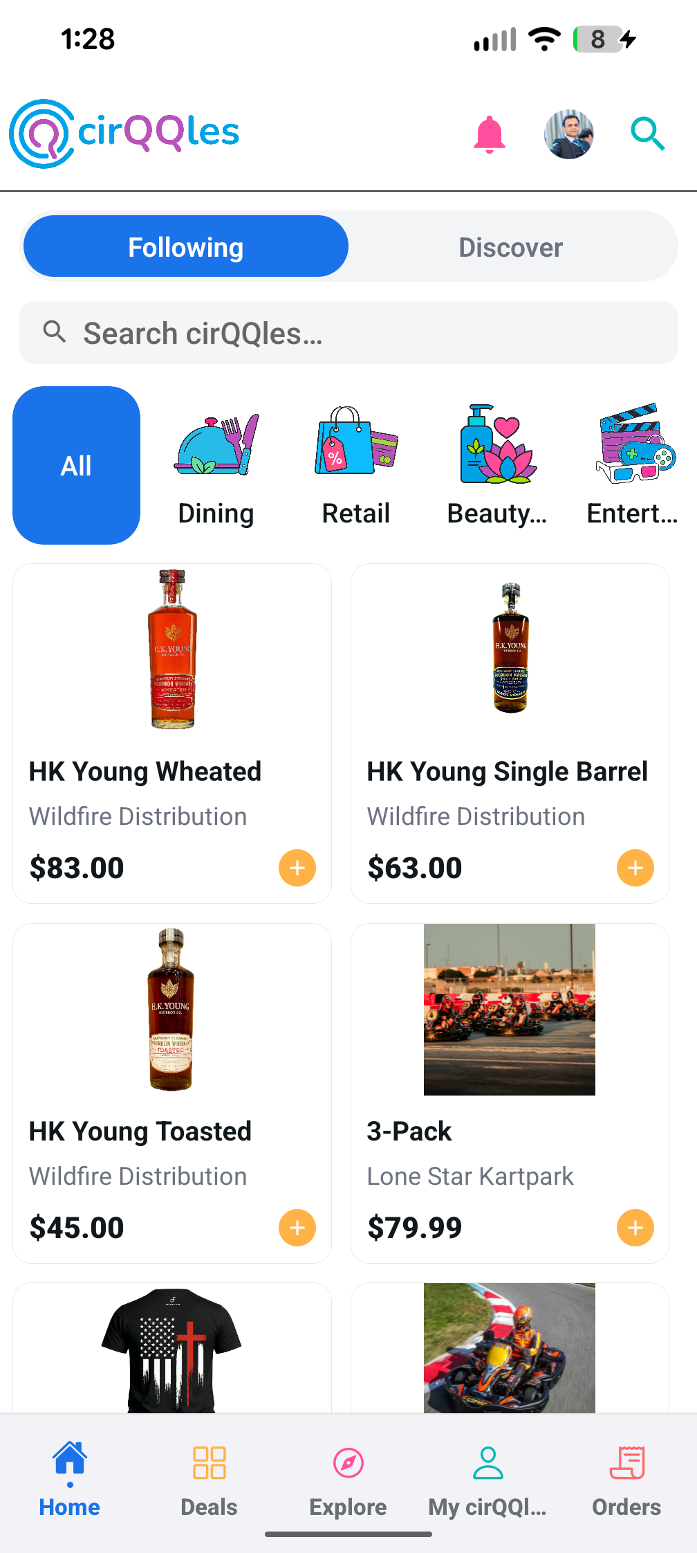 Your cirQQle — screen 1